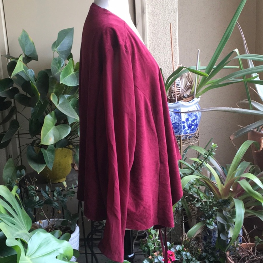 ✨❤️🌹 CITY CHIC Sheer Sleeve Velvet Blazer🌹❤️✨ - Picture 2 of 4